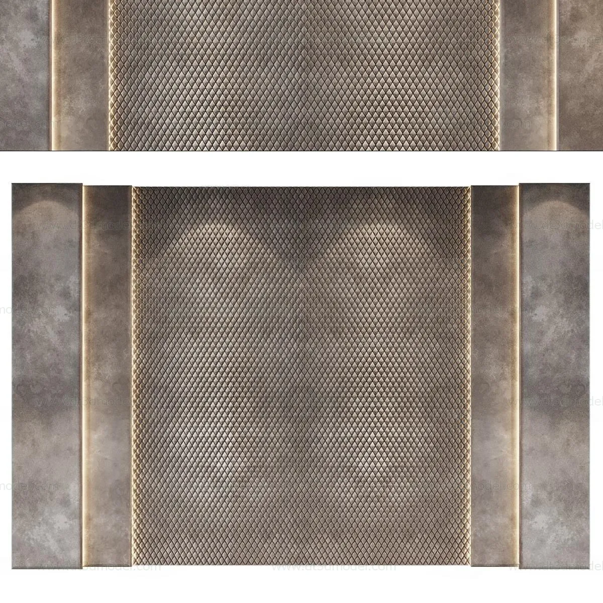 Headboard for Bed 3D Models - 3DSKY - 079 - CORONA Render