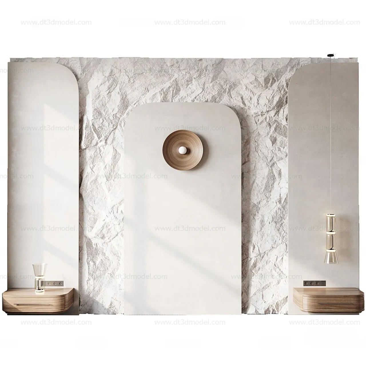 Headboard for Bed 3D Models - 3DSKY - 081 - CORONA Render