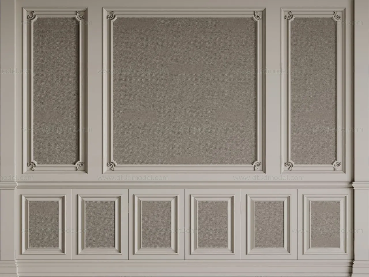 Headboard for Bed 3D Models - 3DSKY - 093 - CORONA Render