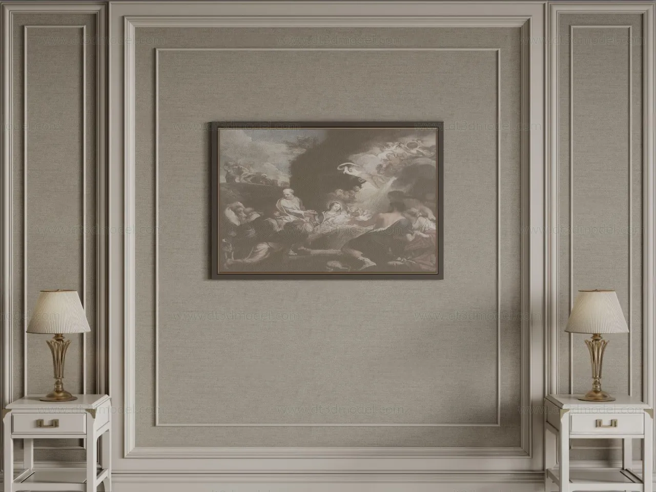 Headboard for Bed 3D Models - 3DSKY - 103 - CORONA Render