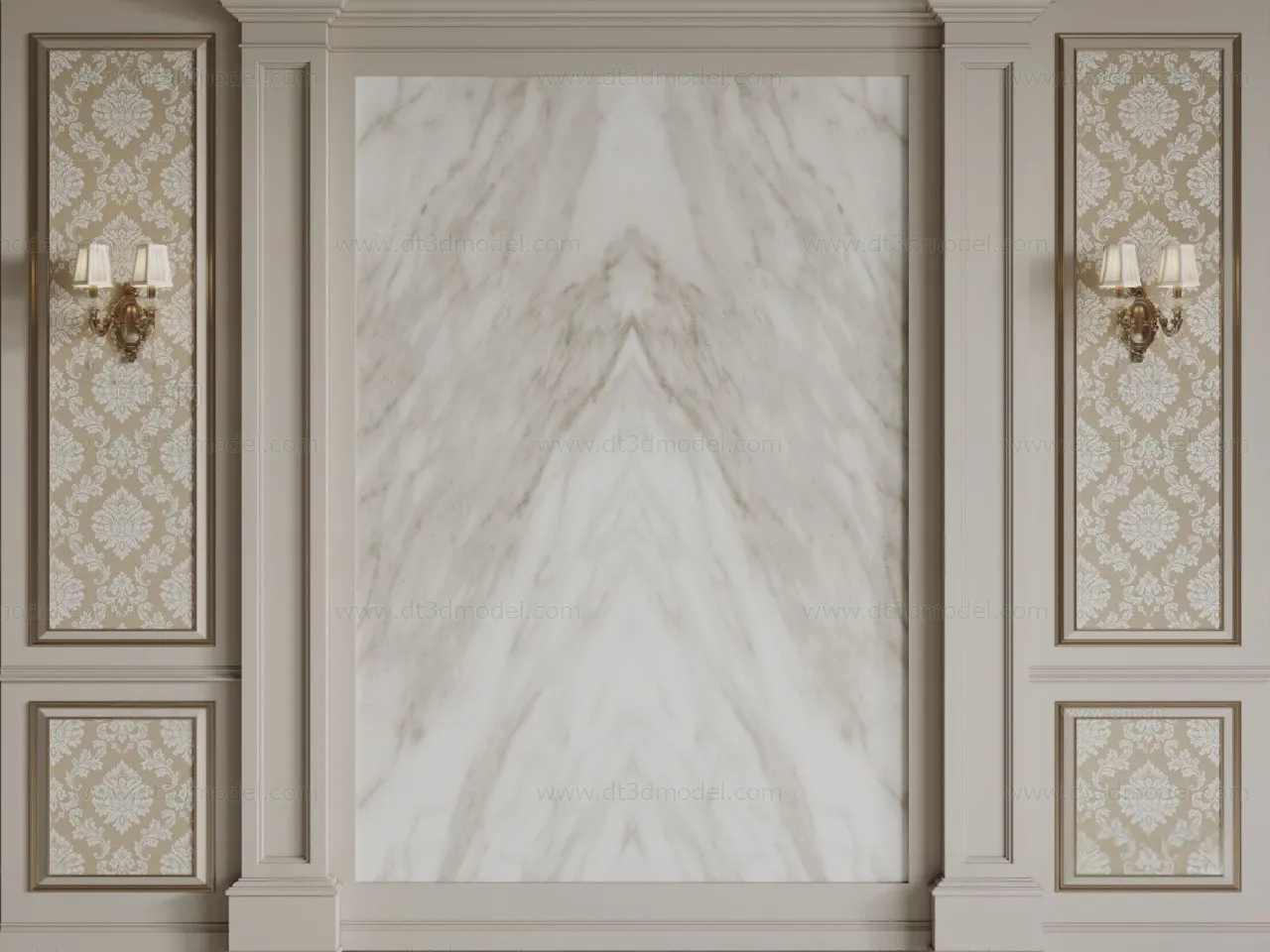 Headboard for Bed 3D Models - 3DSKY - 114 - CORONA Render