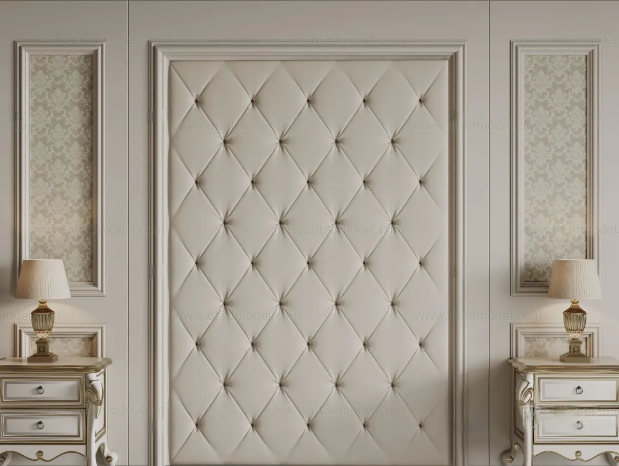 Headboard for Bed 3D Models - 3DSKY - 119 - CORONA Render