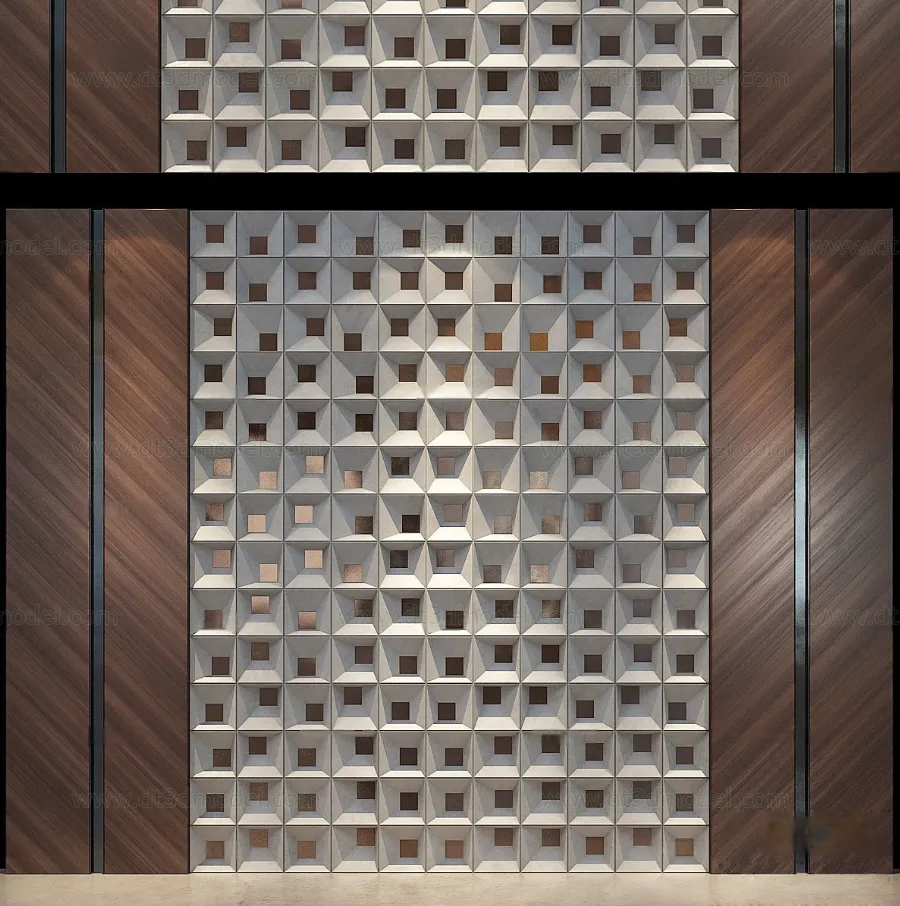 Headboard for Bed 3D Models - 3DSKY - 128 - VRAY Render