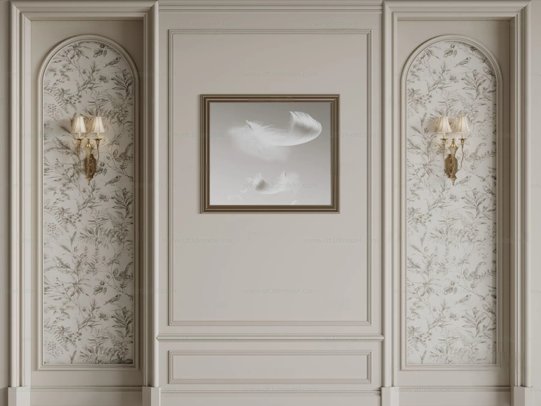 Headboard for Bed 3D Models - 3DSKY - 130 - CORONA Render