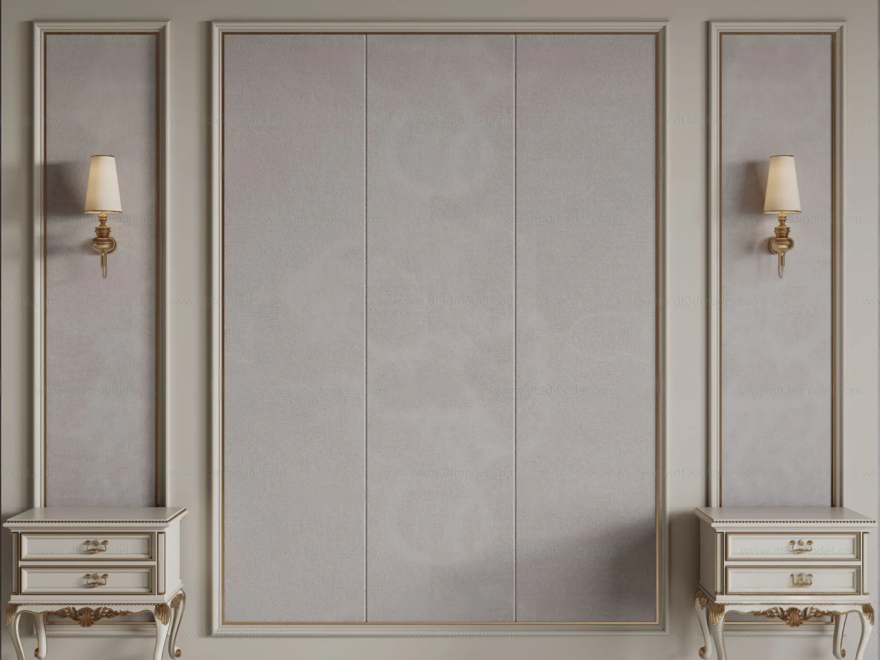 Headboard for Bed 3D Models - 3DSKY - 137 - CORONA Render