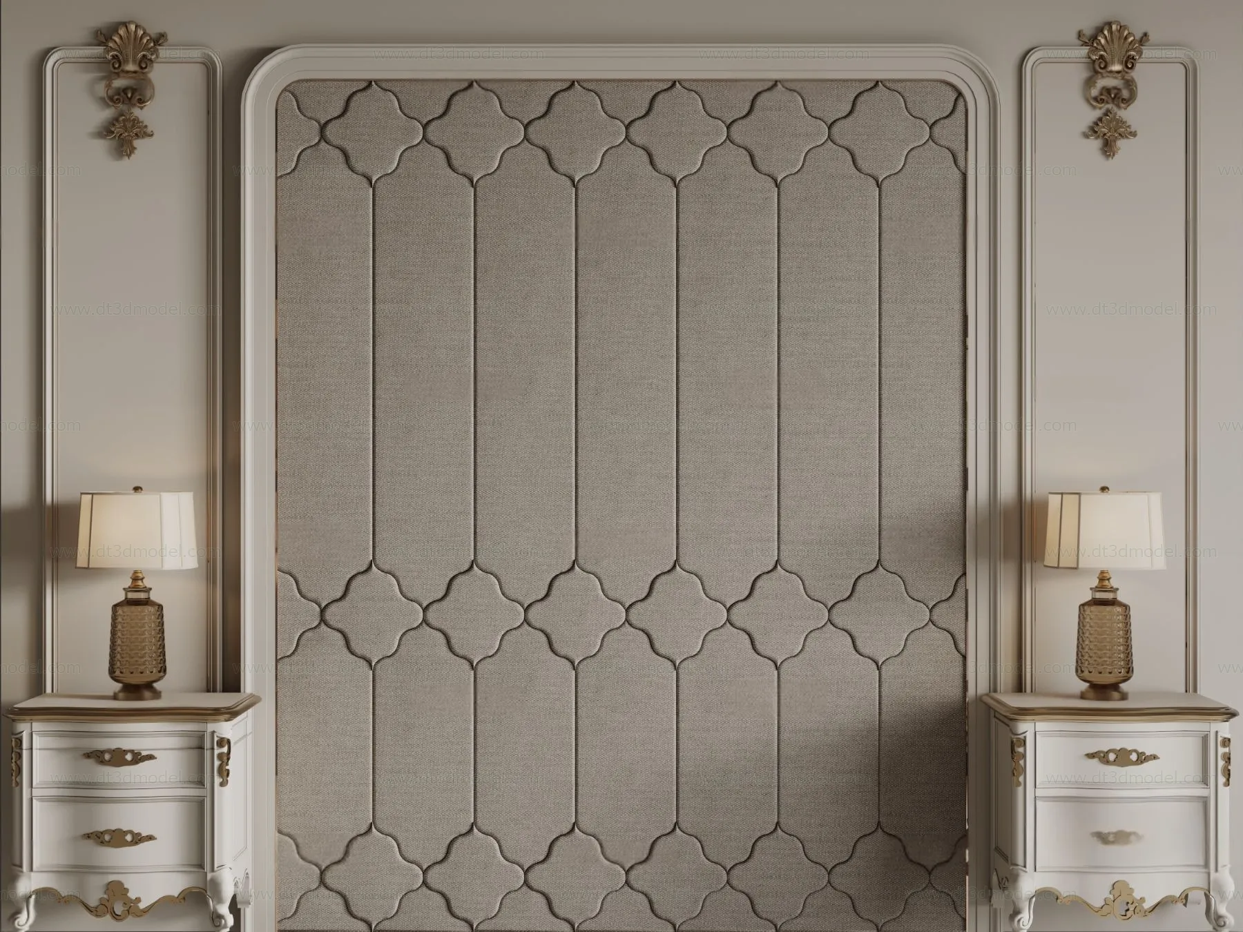 Headboard for Bed 3D Models - 3DSKY - 139 - CORONA Render