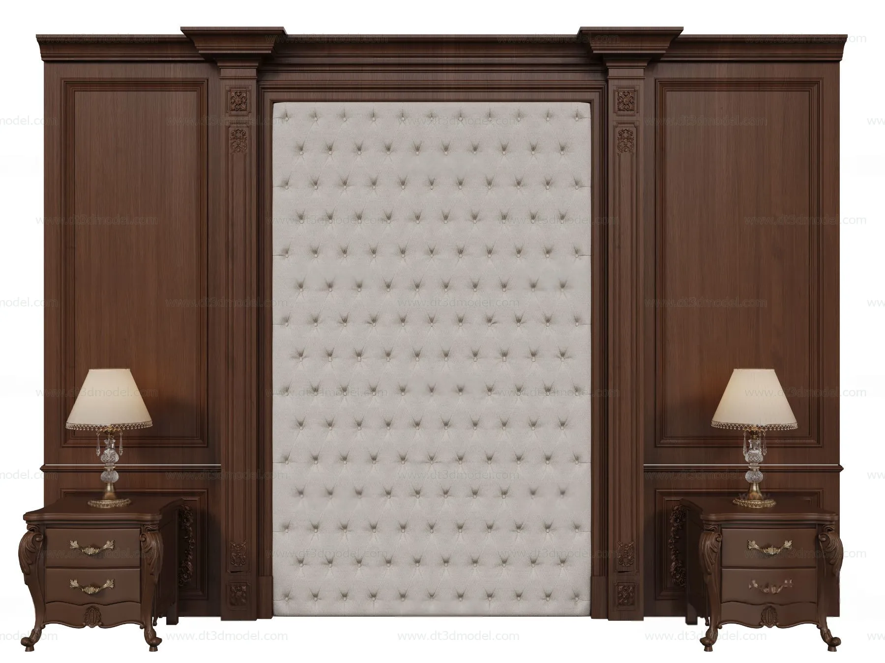 Headboard for Bed 3D Models - 3DSKY - 140 - CORONA Render