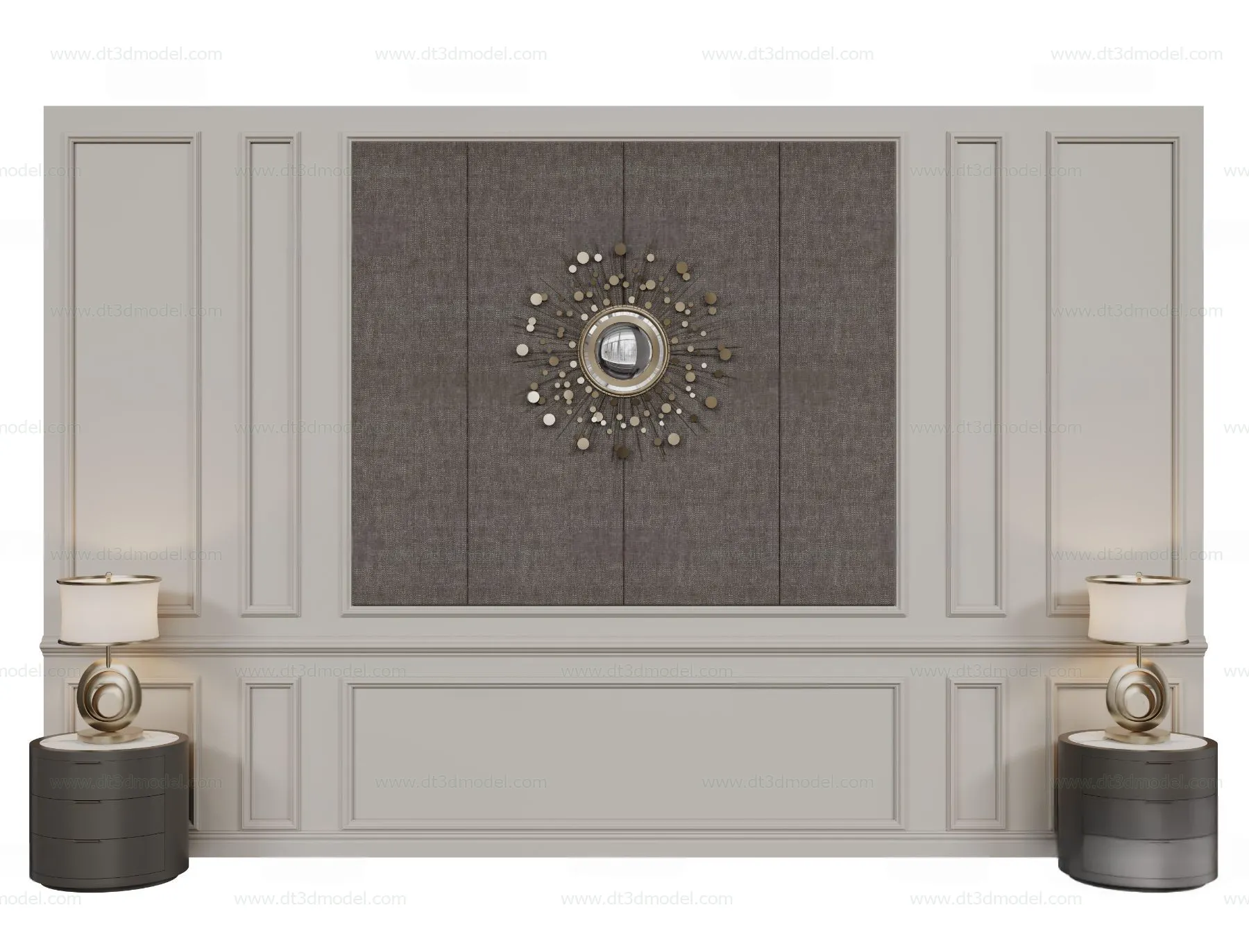 Headboard for Bed 3D Models - 3DSKY - 142 - CORONA Render