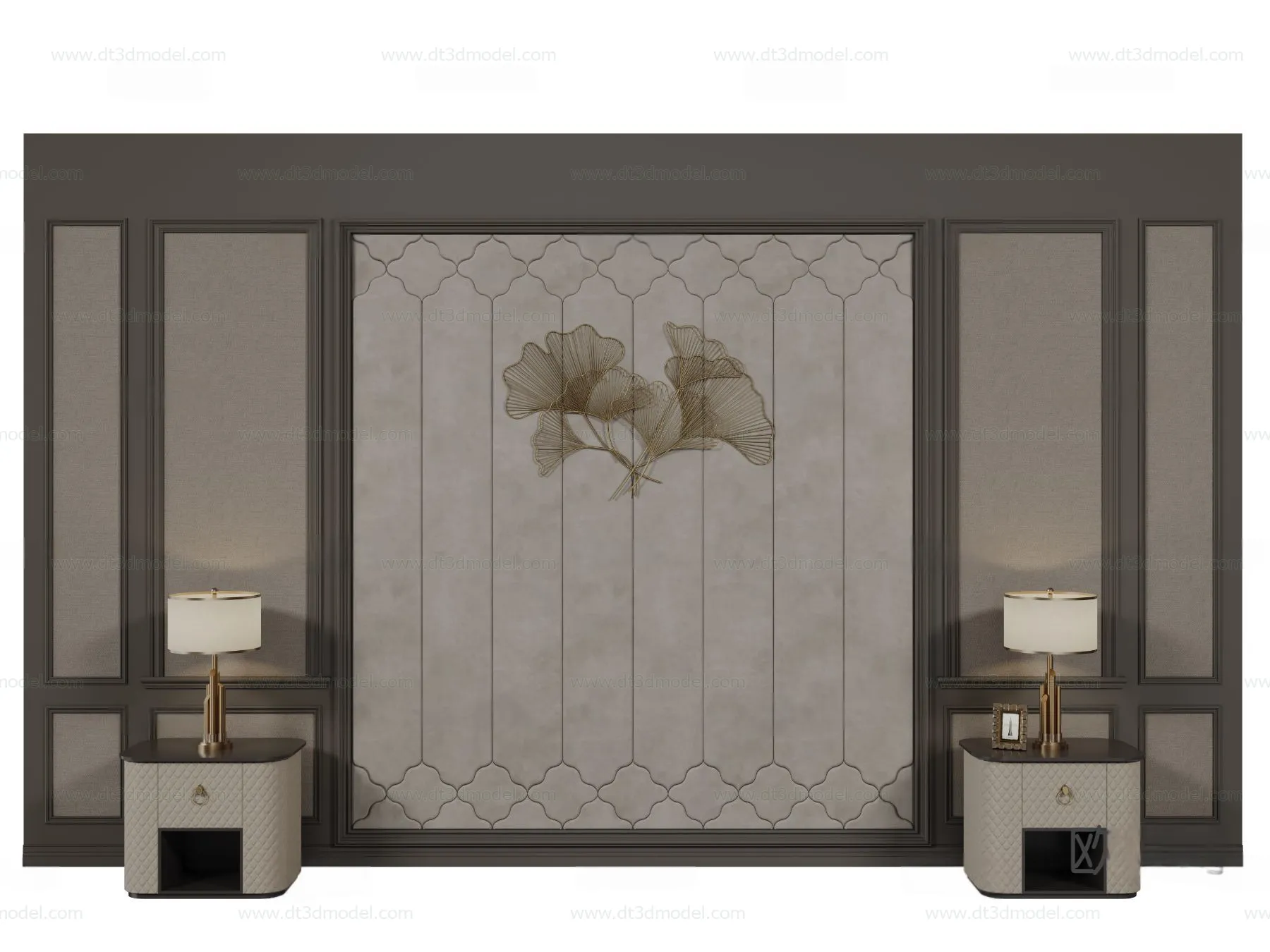 Headboard for Bed 3D Models - 3DSKY - 143 - CORONA Render