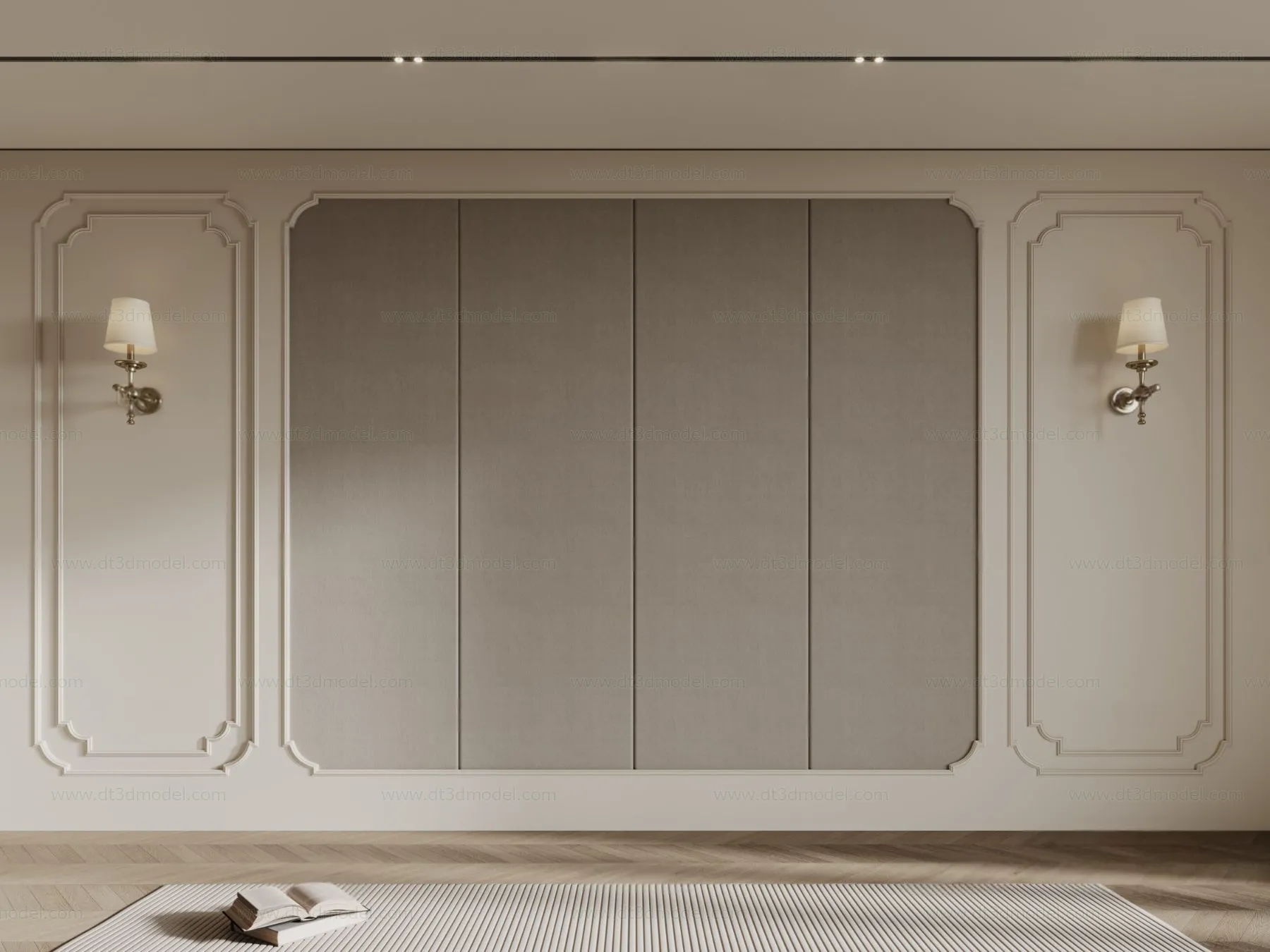 Headboard for Bed 3D Models - 3DSKY - 146 - CORONA Render