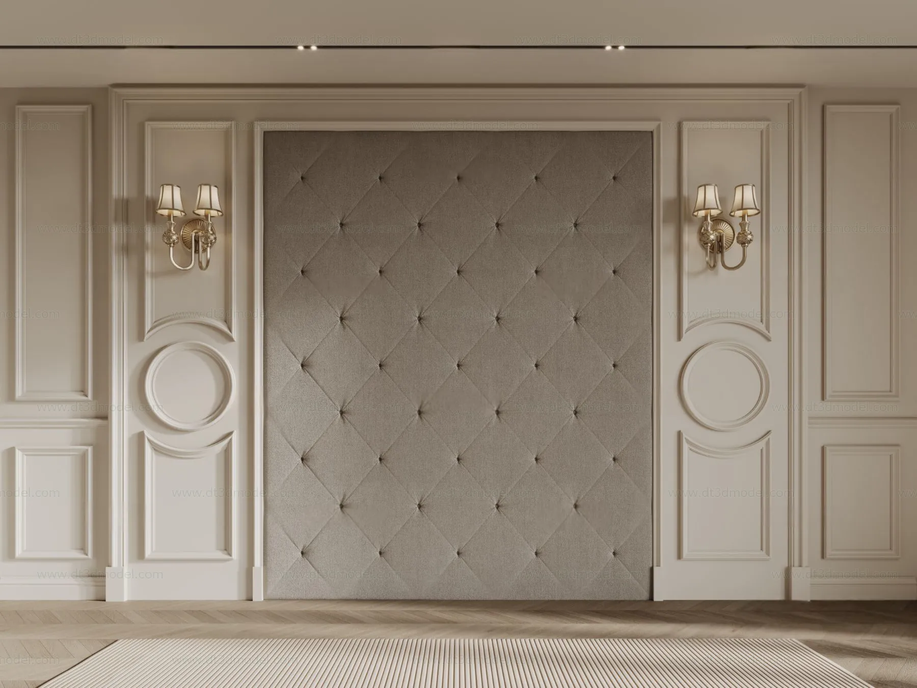 Headboard for Bed 3D Models - 3DSKY - 147 - CORONA Render