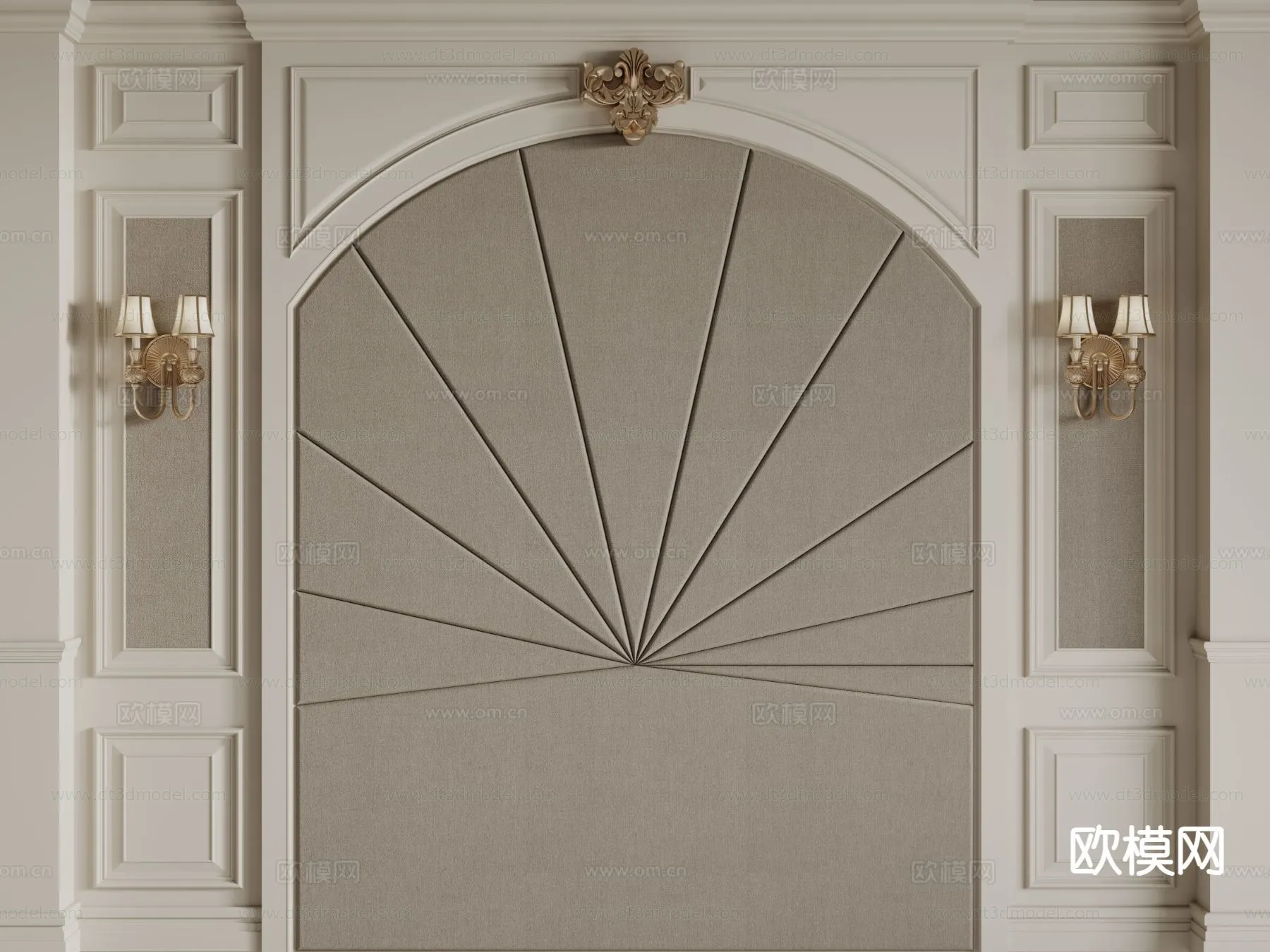 Headboard for Bed 3D Models - 3DSKY - 148 - CORONA Render