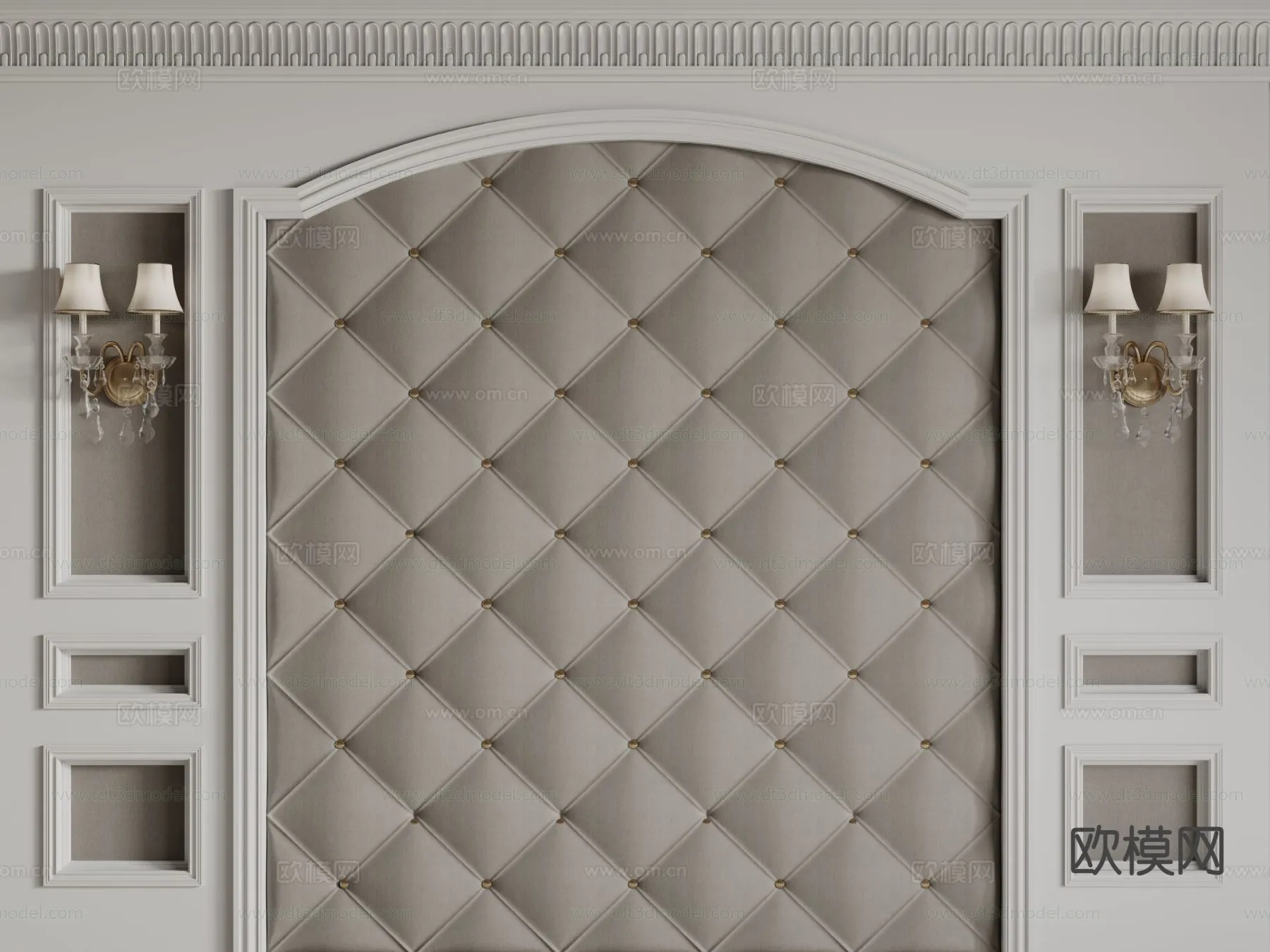 Headboard for Bed 3D Models - 3DSKY - 149 - CORONA Render