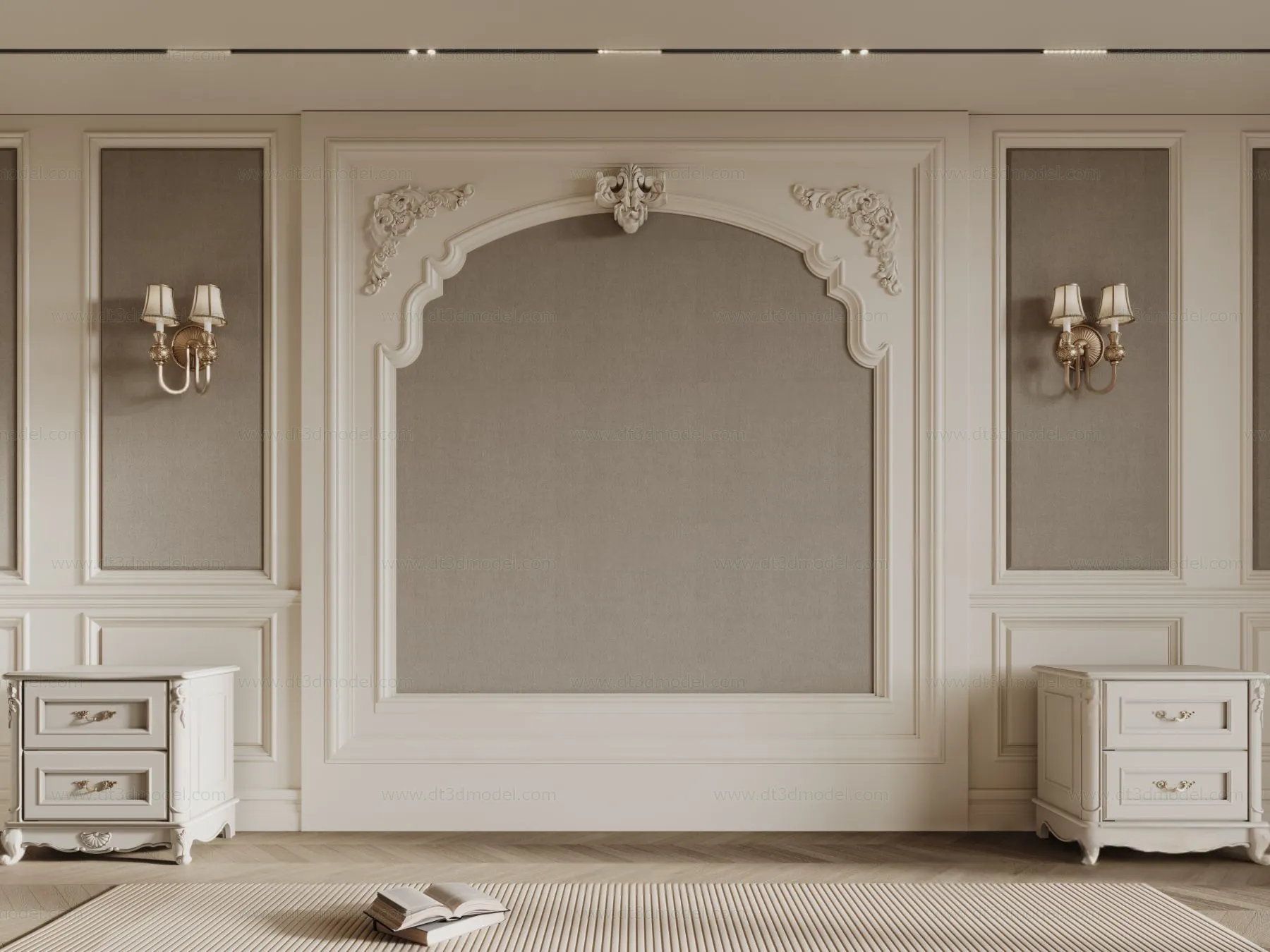 Headboard for Bed 3D Models - 3DSKY - 150 - CORONA Render