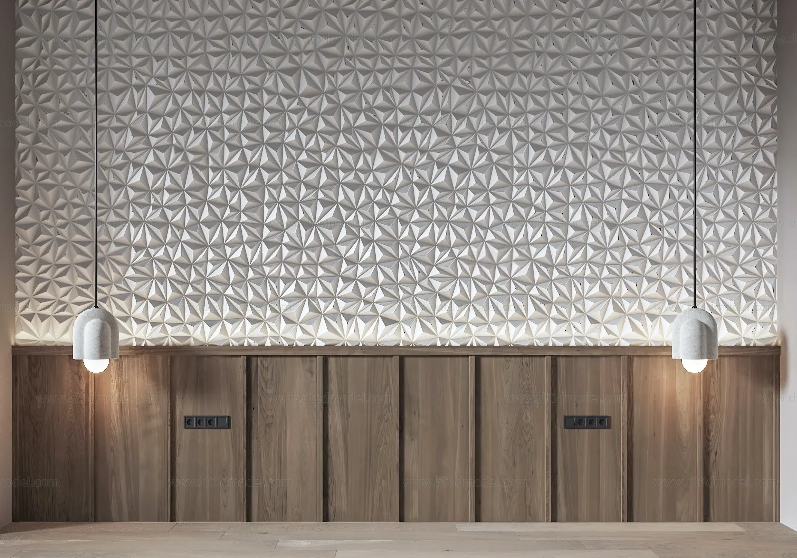 Headboard for Bed 3D Models - 3DSKY - 160 - VRAY Render