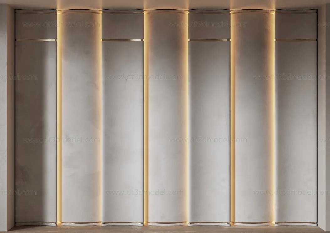 Headboard for Bed 3D Models - 3DSKY - 161 - VRAY Render
