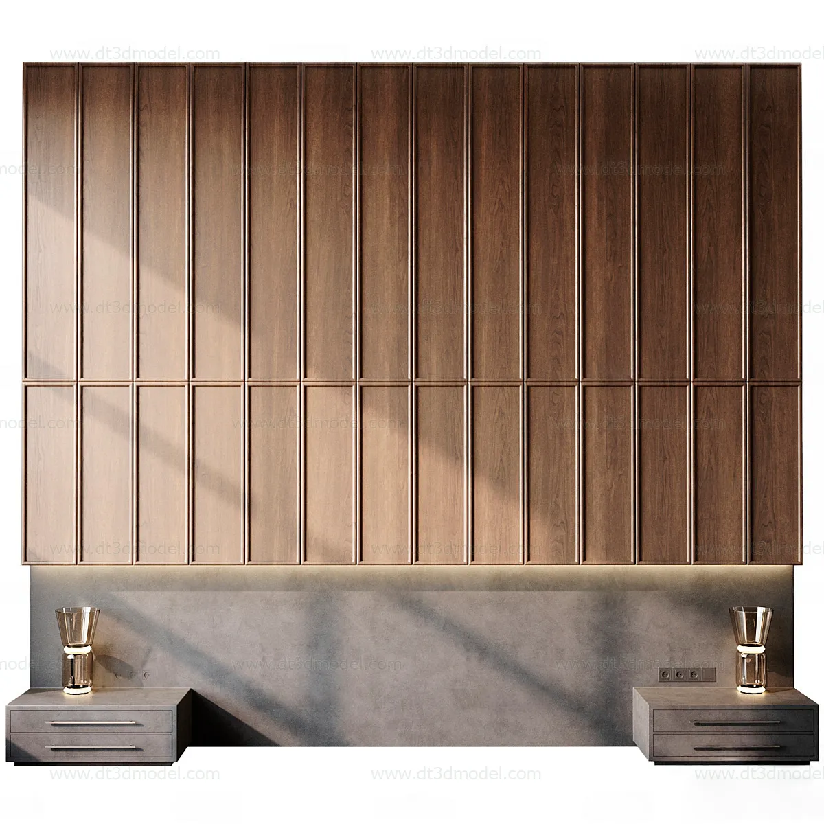 Headboard for Bed 3D Models - 3DSKY - 164 - CORONA Render