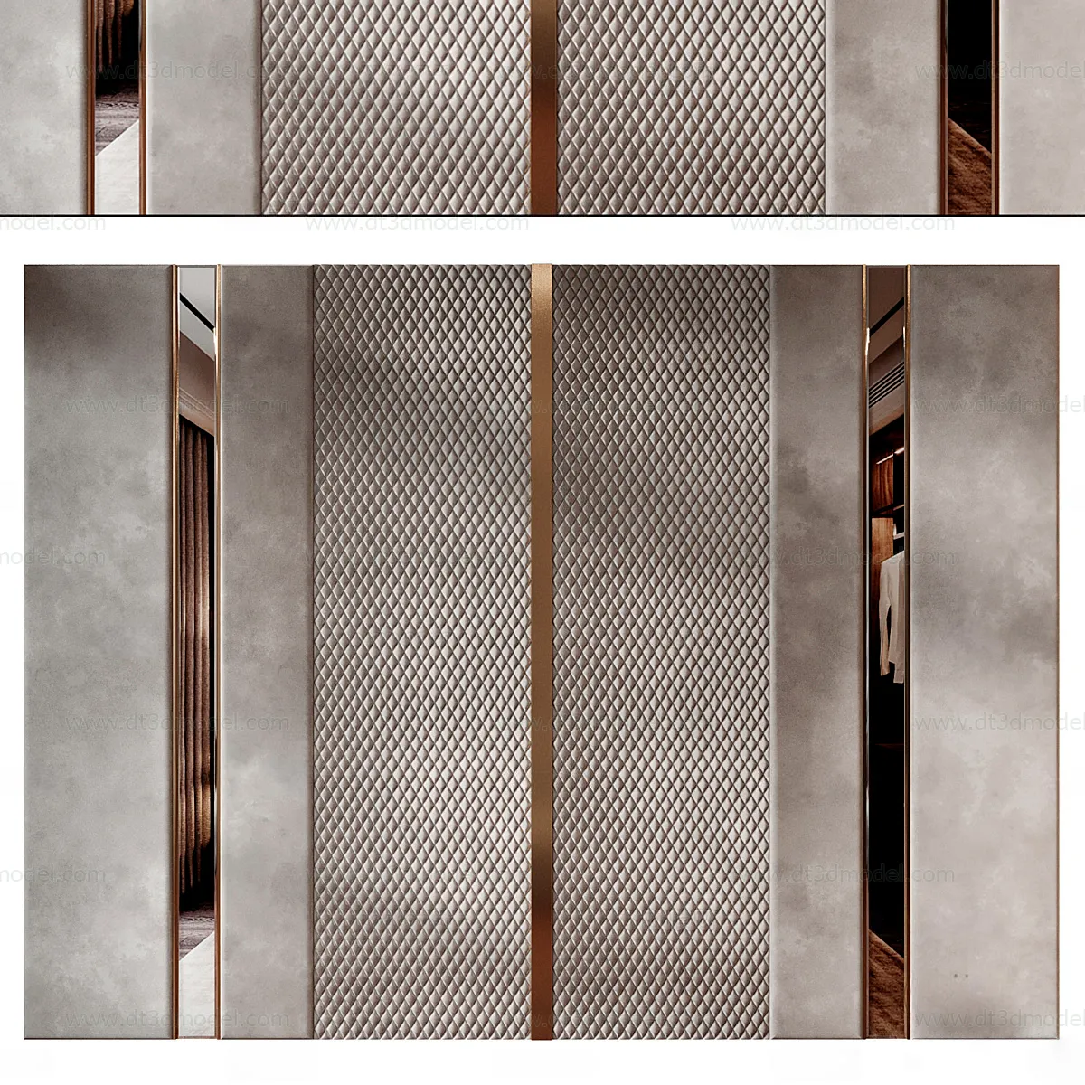 Headboard for Bed 3D Models - 3DSKY - 168 - CORONA Render