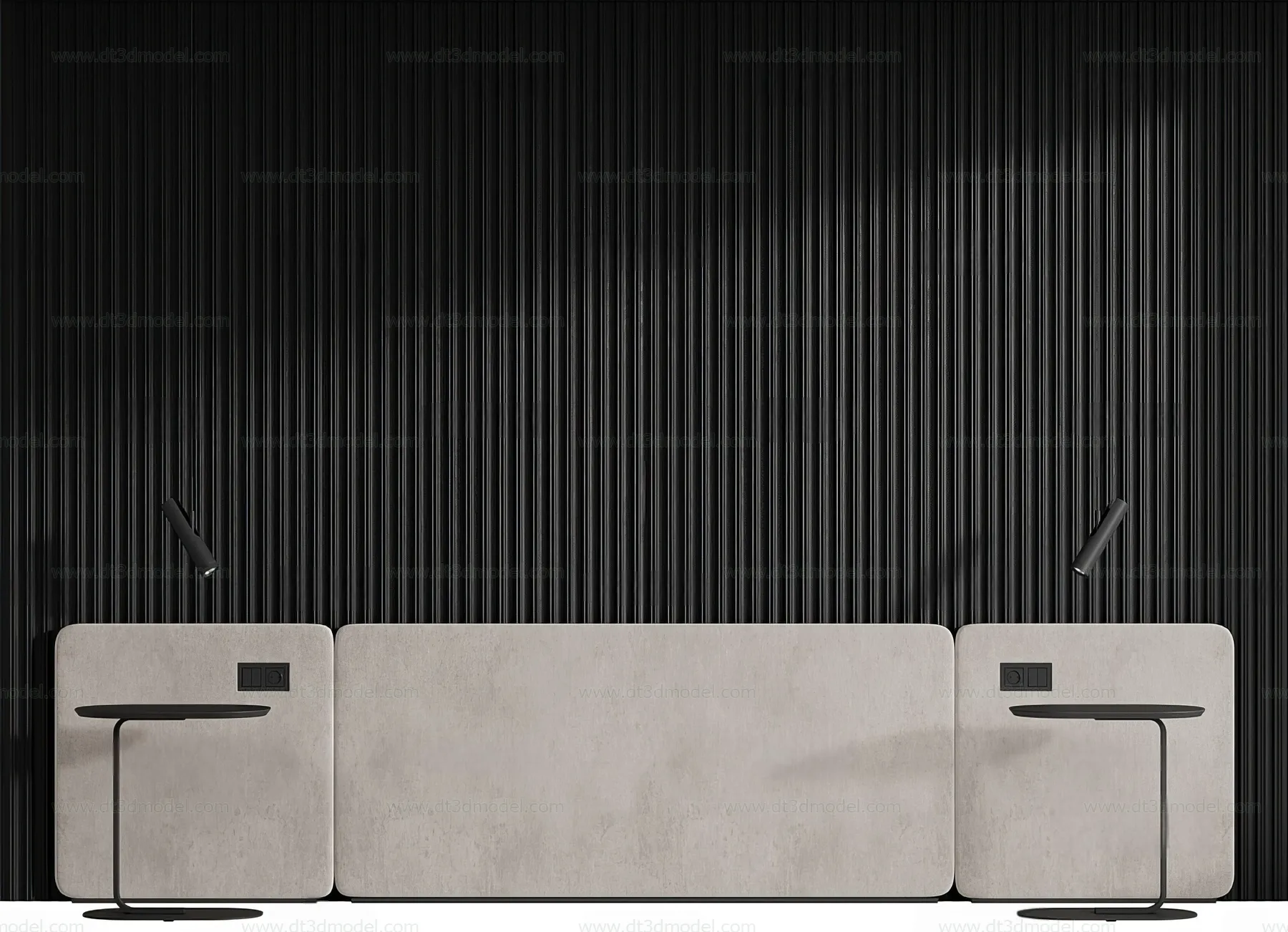 Headboard for Bed 3D Models - 3DSKY - 193 - VRAY Render