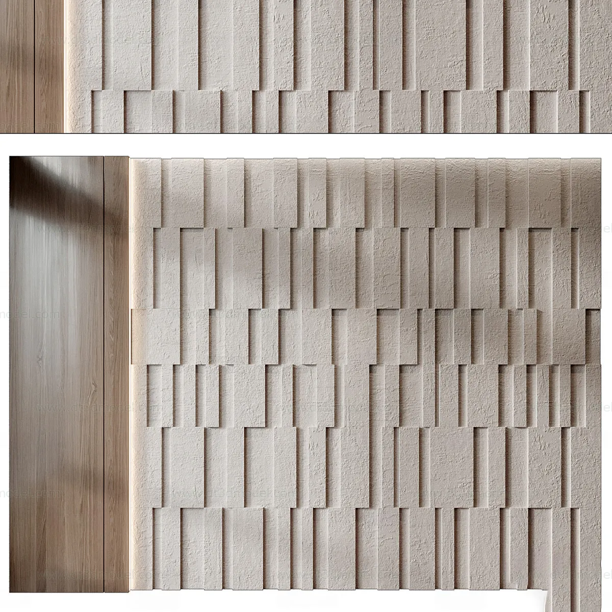 Headboard for Bed 3D Models - 3DSKY - 195 - VRAY Render