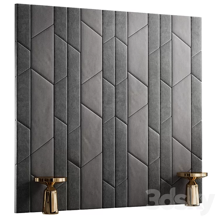 Headboard for interior ?37 3D Model