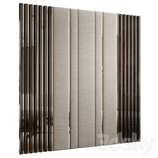 Headboard for interior №53 3D Model