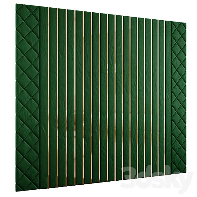 Headboard for interior №72 3D Model