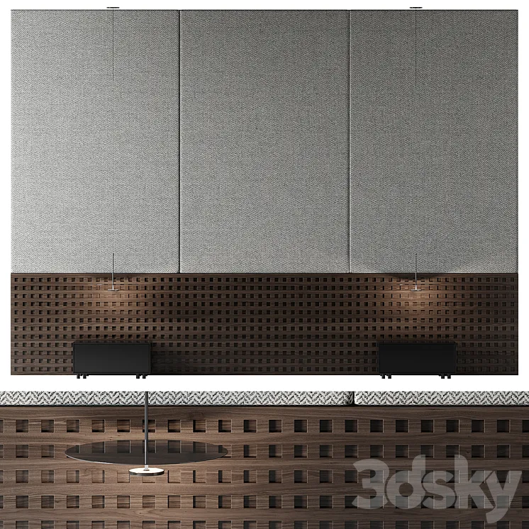Headboard n3 3D Model Free Download