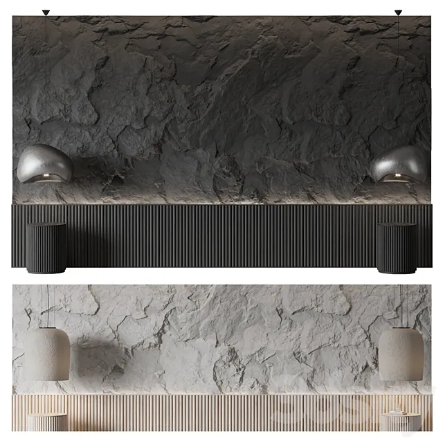 Headboard of bed No. 11 3D Model