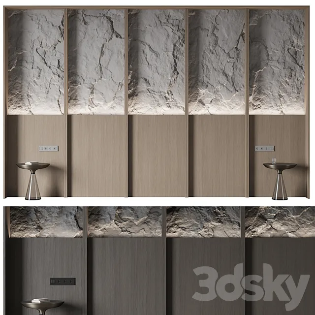 Headboard of bed No. 4 3DModel