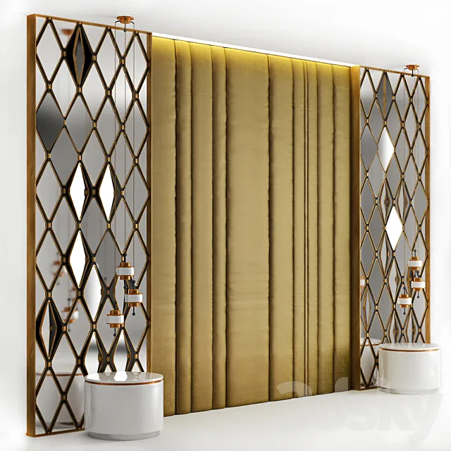 Headboard-panel_3 3DModel