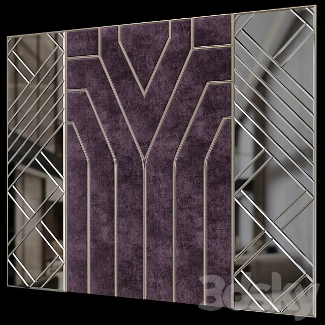 Headboard Premium PRO No. 28 3D Model