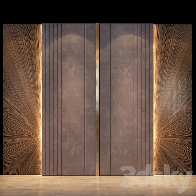 Headboard set 54 3D Model