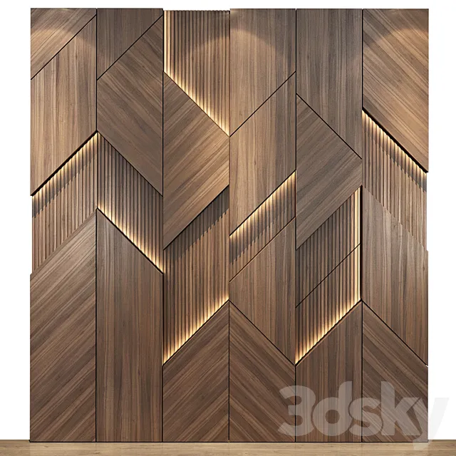 Headboard set 59 3D Model