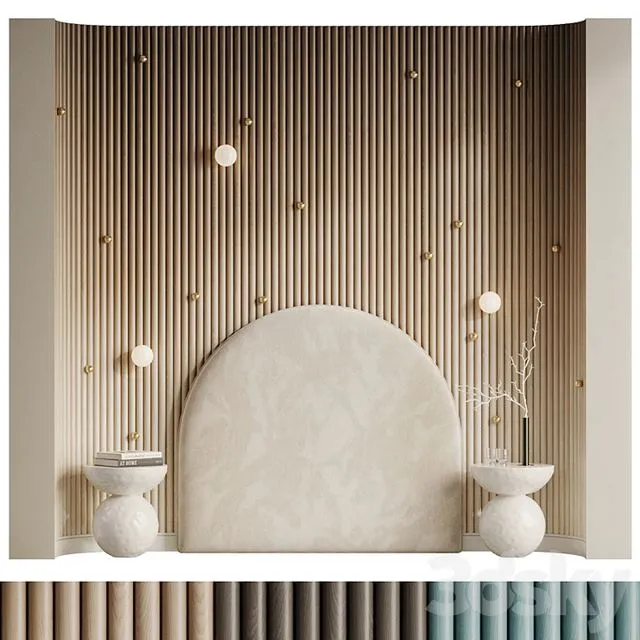 Headboard Stars 3D Model