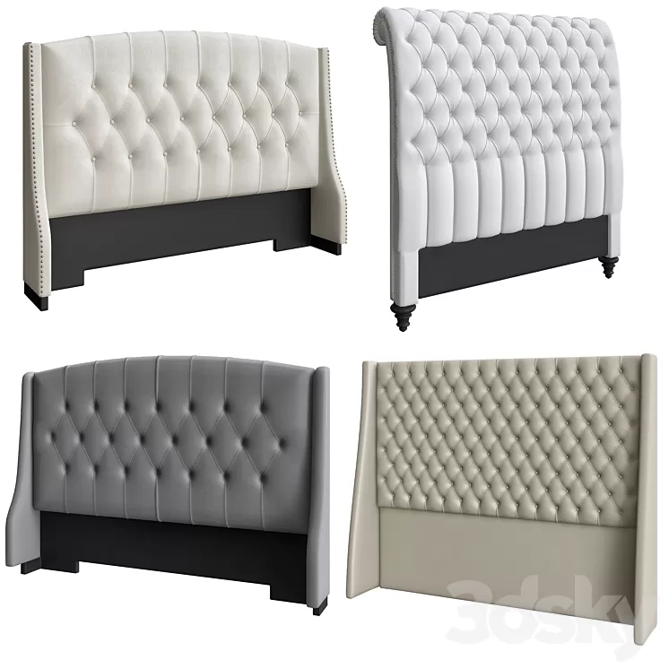 Headboards - Leisure Furnishings 3D Model