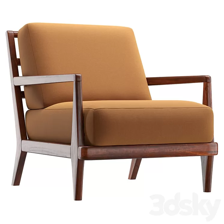Headlands Lounge Chair 3D Model Free