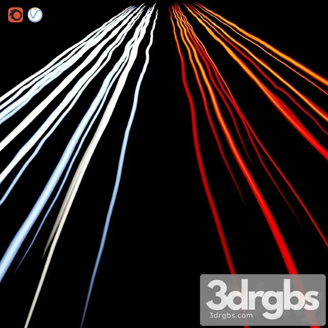 Headlight tracks 3D Model Free