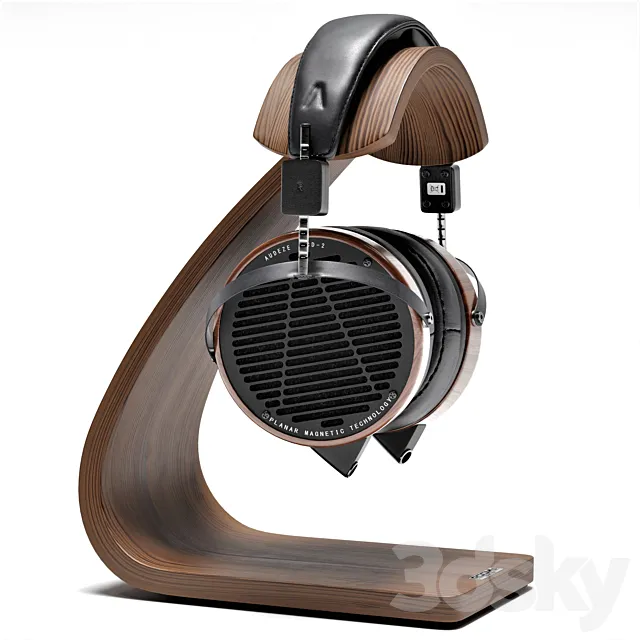 Headphones Audeze LCD-2 3D Model