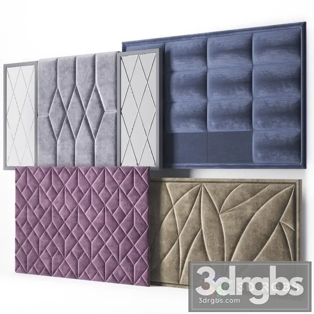 Headpiece 16 Bed 3D Model Free