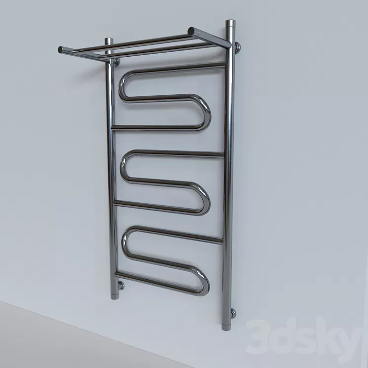 Heated towel rack Dvin FW11 3D Model