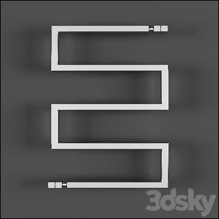 heated towel rail 3D Model