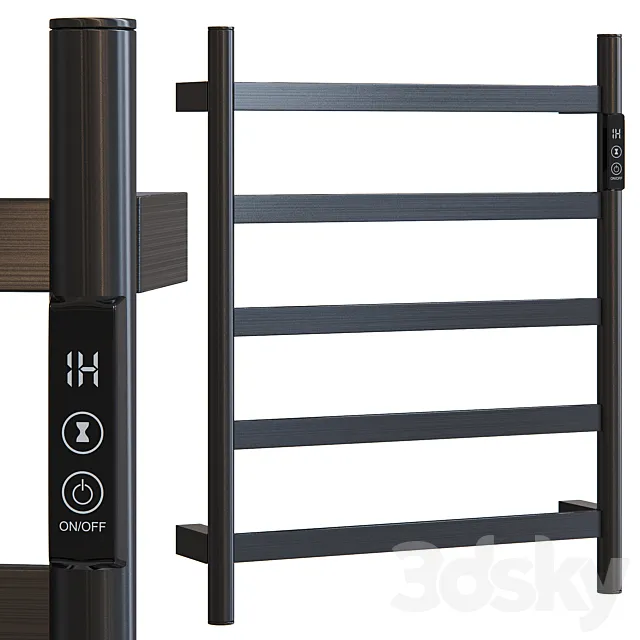 Heated towel rail - Amaia by TopTileBathrooms 3D Model
