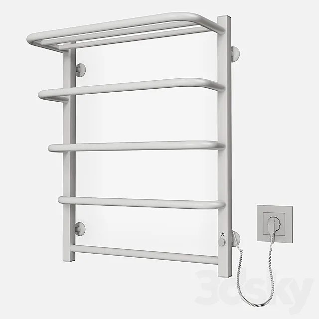 Heated towel rail of LARIS ZEBRA STANDARD 3D Model