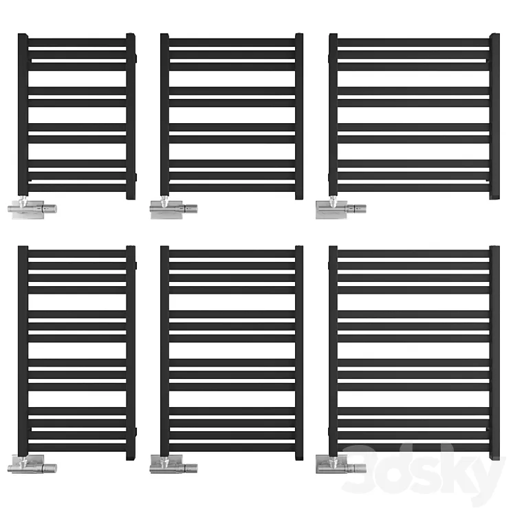 Heated towel rail Terma Marlin 3D Model