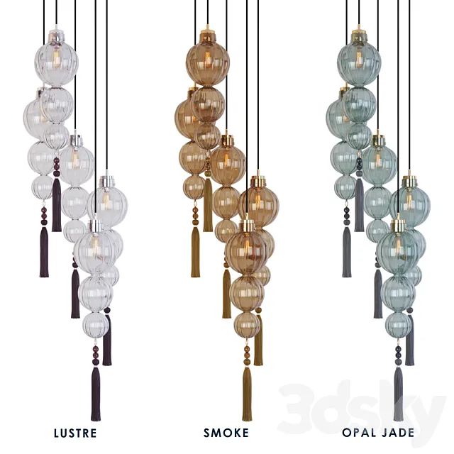 Heathfield & Co Medina Antique Brass 5 Round 3D Model