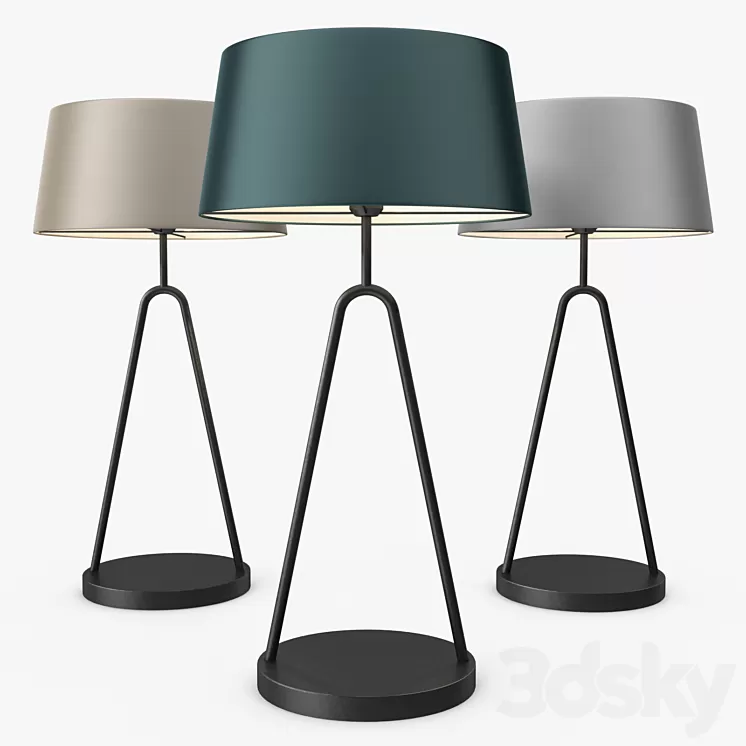 Heathfield – Coupole table lamp 3D Model