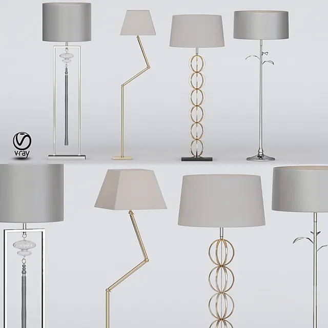 Heathfield floor lamp 3D Model