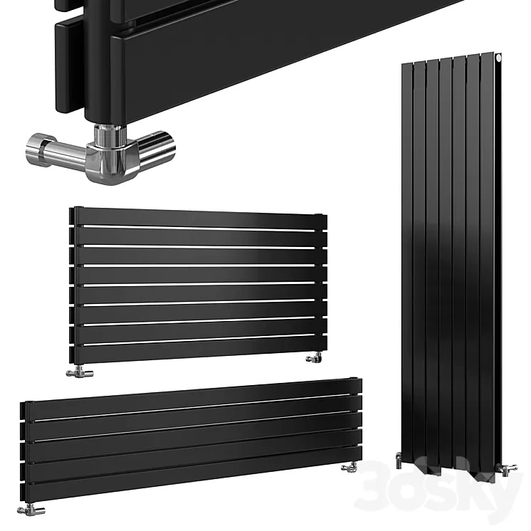 Heating radiator Ideale Vittoria 3D Model Free