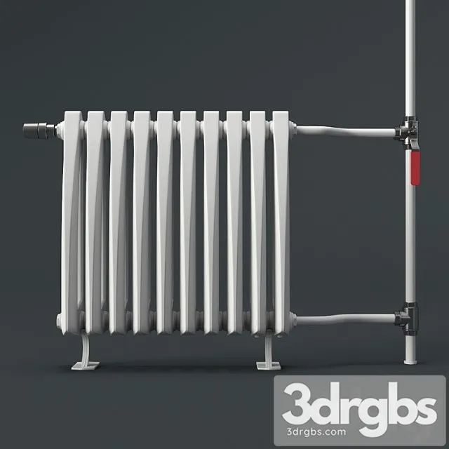 Heating Radiator Viadrus Style 3D Model Free